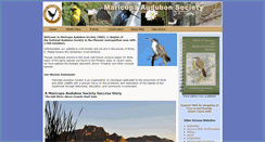 Desktop Screenshot of maricopaaudubon.org